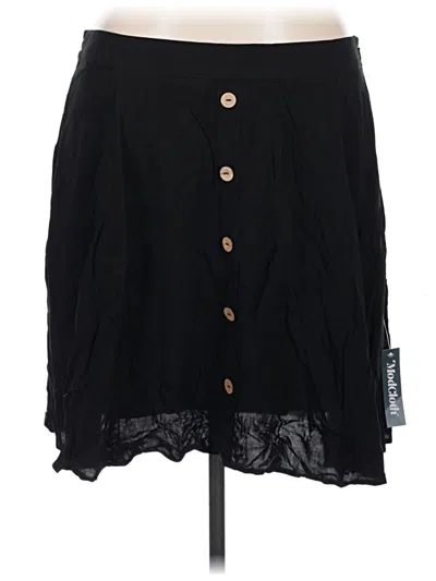 Modcloth Casual Skirt In Black