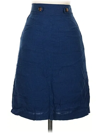 Pre-owned Modcloth Casual Skirt In Blue