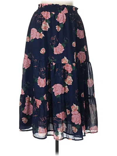 Pre-owned Modcloth Casual Skirt In Blue
