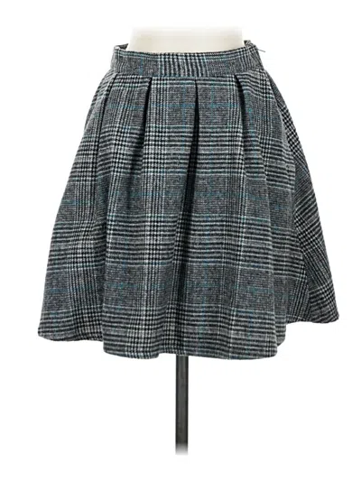 Pre-owned Modcloth Casual Skirt In Gray