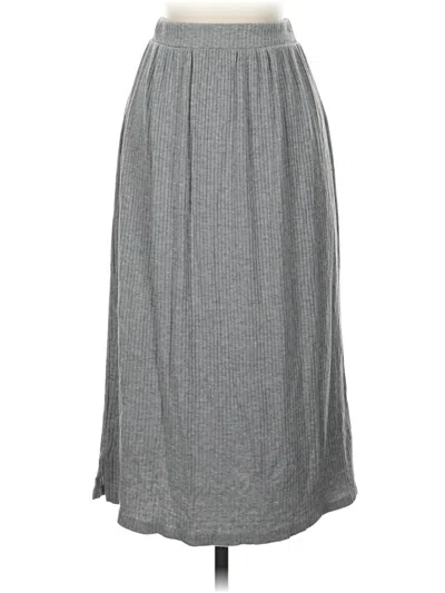 Pre-owned Modcloth Casual Skirt In Gray