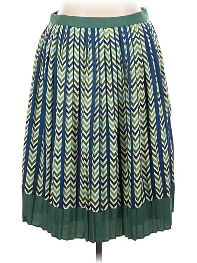 Pre-owned Modcloth Casual Skirt In Green