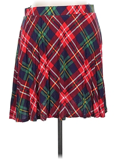 Pre-owned Modcloth Casual Skirt In Red