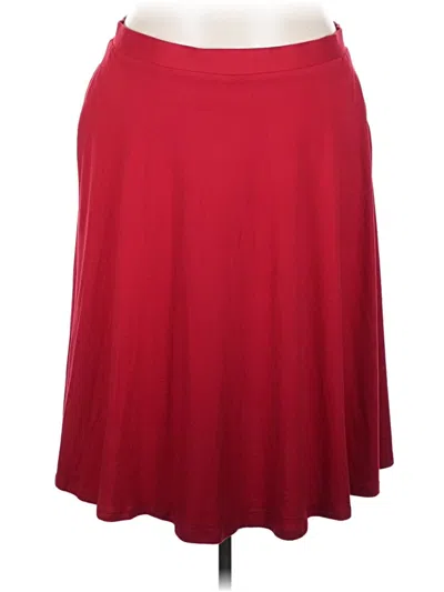 Pre-owned Modcloth Casual Skirt In Red