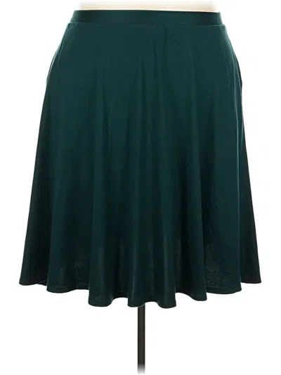 Pre-owned Modcloth Casual Skirt In Teal