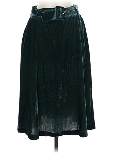 Pre-owned Modcloth Casual Skirt In Teal