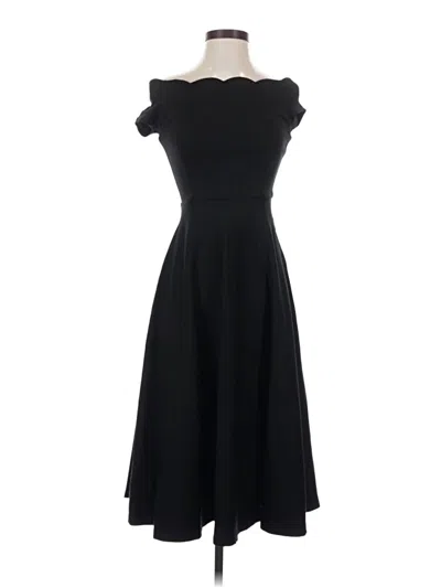 Pre-owned Modcloth Cocktail Dress In Black