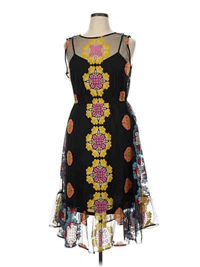 Pre-owned Modcloth Cocktail Dress In Black