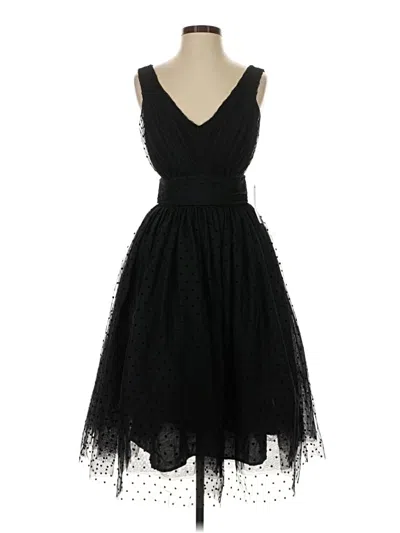 Pre-owned Modcloth Cocktail Dress In Black
