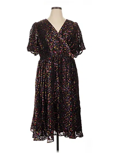 Pre-owned Modcloth Cocktail Dress In Black
