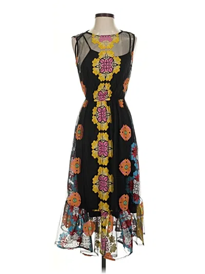 Pre-owned Modcloth Cocktail Dress In Black
