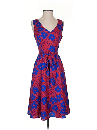 Pre-owned Modcloth Cocktail Dress In Blue