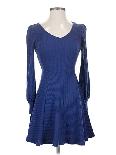 Pre-owned Modcloth Cocktail Dress In Blue