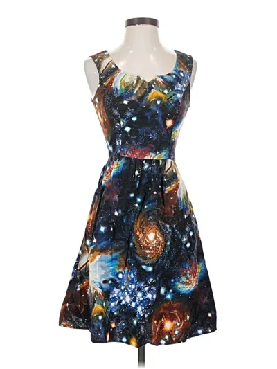 Pre-owned Modcloth Cocktail Dress In Blue