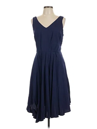 Pre-owned Modcloth Cocktail Dress In Blue