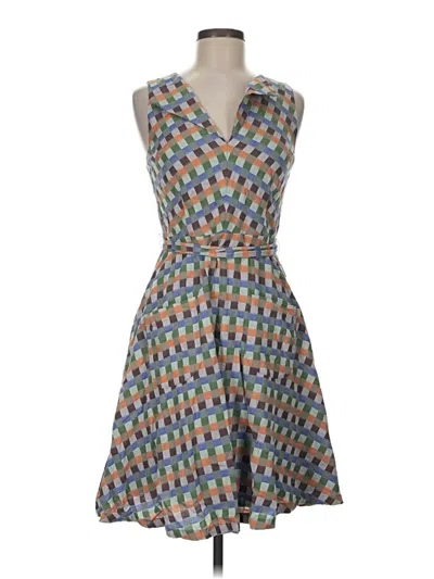 Pre-owned Modcloth Cocktail Dress In Gray