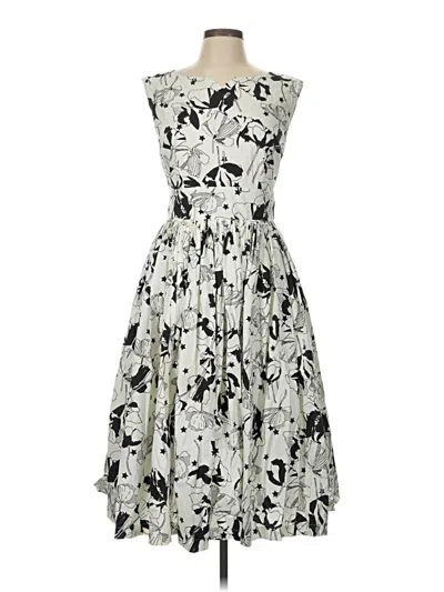 Pre-owned Modcloth Cocktail Dress In Gray