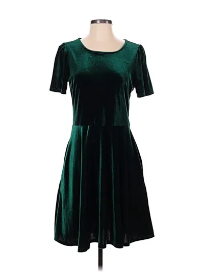 Pre-owned Modcloth Cocktail Dress In Green