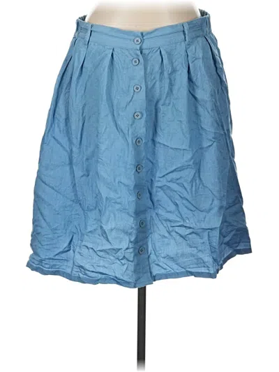 Pre-owned Modcloth Denim Skirt In Blue