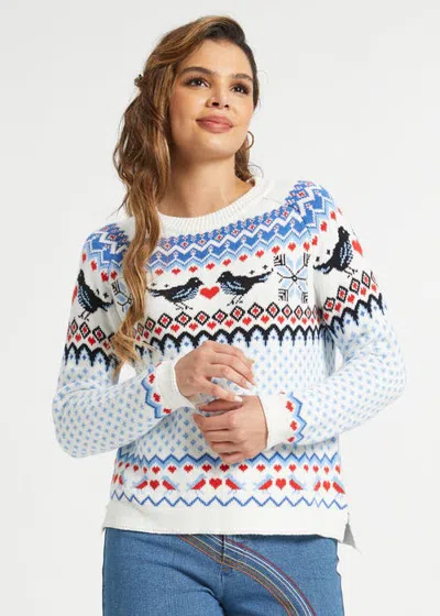 Modcloth Golden Days Raglan Sweater In Bluebird