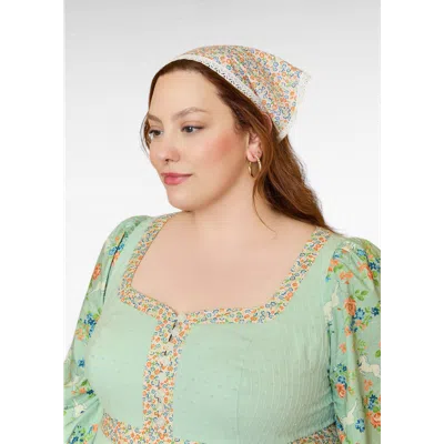 Modcloth Hayley Handkerchief Headpiece In Neutral