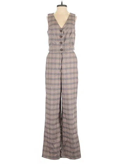 Pre-owned Modcloth Jumpsuit In Gray