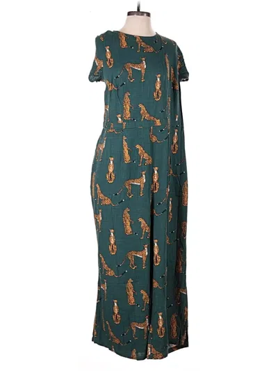 Pre-owned Modcloth Jumpsuit In Teal