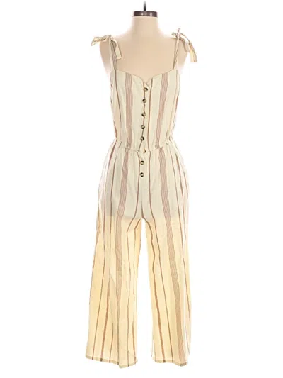 Pre-owned Modcloth Jumpsuit In White
