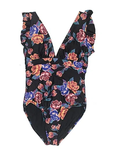 Pre-owned Modcloth One Piece Swimsuit In Black