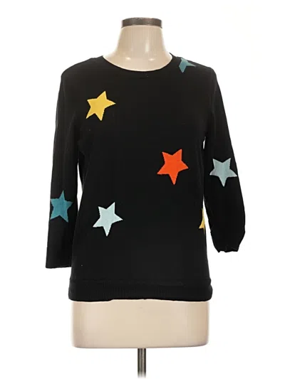 Pre-owned Modcloth Pullover Sweater In Black