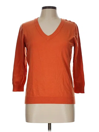Pre-owned Modcloth Pullover Sweater In Orange
