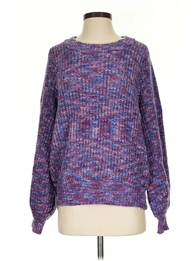Pre-owned Modcloth Pullover Sweater In Purple