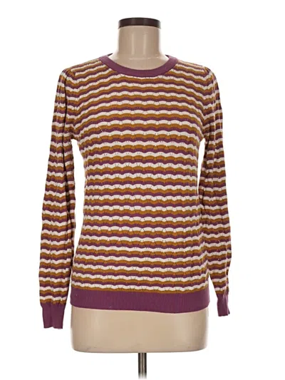 Pre-owned Modcloth Pullover Sweater In Purple