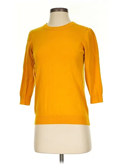 Pre-owned Modcloth Pullover Sweater In Yellow
