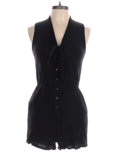 Pre-owned Modcloth Romper In Black