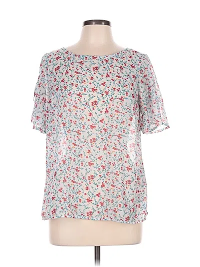 Pre-owned Modcloth Short Sleeve T-shirt In Blue