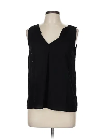 Pre-owned Modcloth Sleeveless Blouse In Black