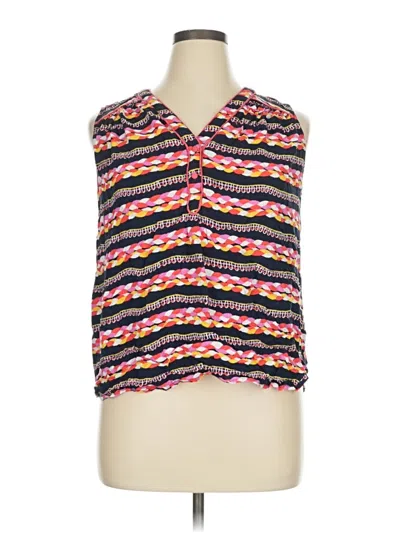 Pre-owned Modcloth Sleeveless Blouse In Black
