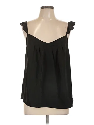 Pre-owned Modcloth Sleeveless Blouse In Black