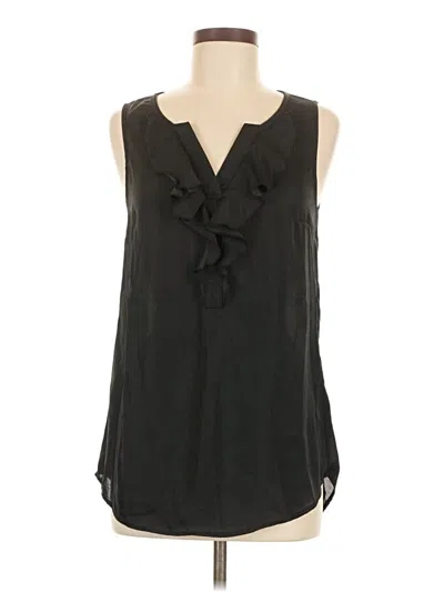 Pre-owned Modcloth Sleeveless Blouse In Black