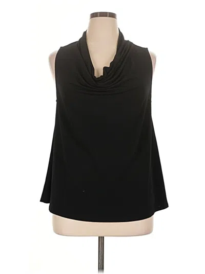 Pre-owned Modcloth Sleeveless Blouse In Black