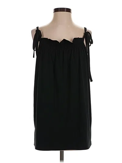 Pre-owned Modcloth Sleeveless Blouse In Black