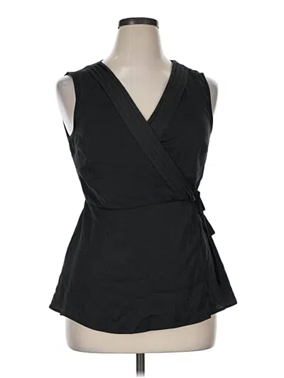 Pre-owned Modcloth Sleeveless Blouse In Black