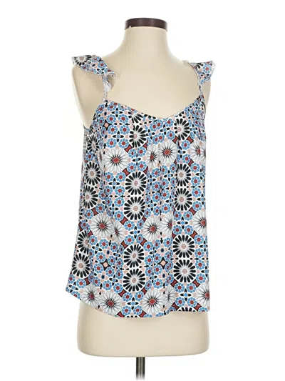 Pre-owned Modcloth Sleeveless Blouse In Blue