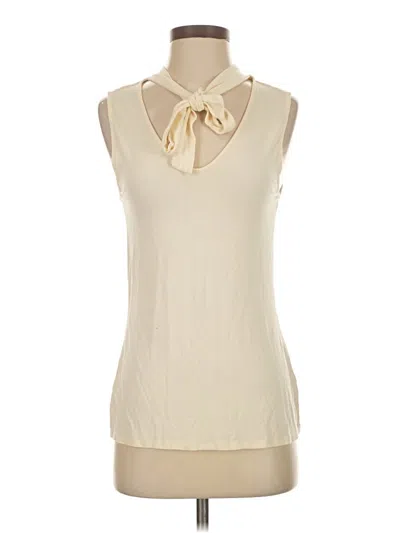 Pre-owned Modcloth Sleeveless Blouse In Ivory