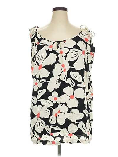 Pre-owned Modcloth Sleeveless Blouse In White