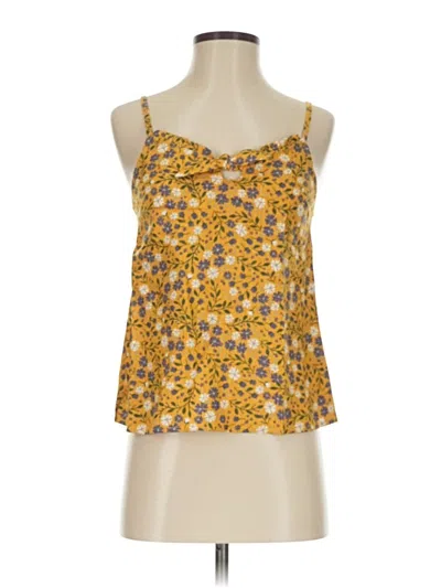 Pre-owned Modcloth Sleeveless Blouse In Yellow
