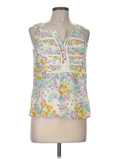 Pre-owned Modcloth Sleeveless Blouse In Yellow