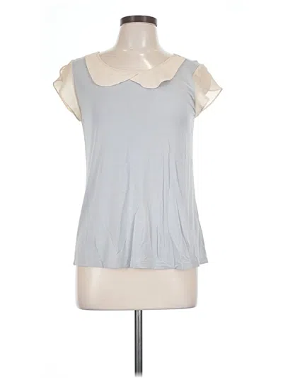 Pre-owned Modcloth Sleeveless Top Gray Scoop Neck Tops