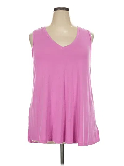 Pre-owned Modcloth Sleeveless Top Pink V-neck Tops